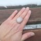 Różowy kwarc - pierścionek regulowany