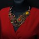 Autumn - duży naszyjnik soutache