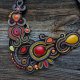 Autumn - duży naszyjnik soutache