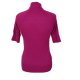 Sweterek magenta krótki rękaw