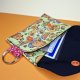Upcyclingowy Mini Portfelik Etui na Karty - kapibary