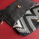Mini Etui na Słuchawki Klucze Karty Portfelik zerowaste - jeans i azteckie wzory