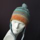 PILOTKA Z WĘZEŁKIEM * CZAPKA * boho * kolorowy melanż
