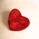 Broszka ceramiczne czerwone serce