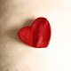 Broszka ceramiczne czerwone serce