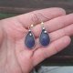 Niebieskie - kolczyki