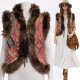 Artystyczna damska kamizelka futrzana Rinascimento – patchwork boho S/M Hp226
