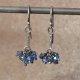 Kolczyki grona z kianitem