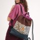 Kolorowy workoplecak damski Kinszasa