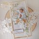 Kartka komunijna pamiątka pierwszej komunii świętej "Beige Story" GOTOWA