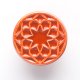 Gałka do mebli brązowo- pomarańczowa, wz.01