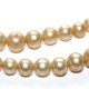 STARE angielskie  korale  retro  perełki podwójny sznur beż