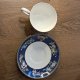 Wedgwood Blue Siam filiżanka Bone China England vintage