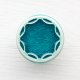 Ceramiczna gałka do mebli, turkusowa, wz.5
