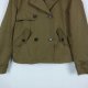 Bershka cienka krótka kurtka bawełna khaki / L