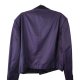Satynowa marynarka vintage 90s – fioletowa, smokingowa, unisexu