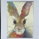 Zajączek wielkanocny Original Akwarela A5