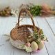Koszyczek wielkanocny, koszyk wiklinowy na święcone