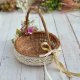 Koszyczek wielkanocny, koszyk wiklinowy na święcone