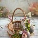 Koszyczek wielkanocny, koszyk wiklinowy na święcone