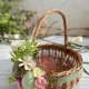Koszyczek wielkanocny, koszyk wiklinowy na święcone