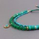 Naszyjnik zielono turkusowy