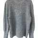 klasyczny szary ciepły sweter L z wełną moher