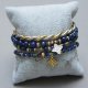 Zestaw bransoletek Lapis lazuli vol. 3 /10.02.26/- Szlachetna kolekcja