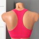 Różowy neonowy stanik, biustonosz sportowy, do ćwiczeń XS 34 S 36, wygodny