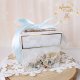 Exploding box komunijny, kartka na komunię. pamiątka "In Shades of Blue" GOTOWY