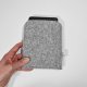 Filcowe etui na Kindle JASNOSZARE