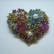 PIĘKNA BROSZKA SERCE