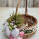Koszyczek wielkanocny, koszyk wiklinowy na święcone