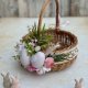 Koszyczek wielkanocny, koszyk wiklinowy na święcone