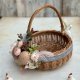 Koszyczek wielkanocny, koszyk wiklinowy na święcone