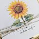 Kartka urodzinowa ze słonecznikiem na zamówienie