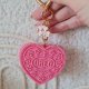 Breloczek klikające oreo różowe "love"
