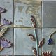 Zestaw kafli ceramicznych "Kwiaty"