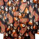 BISTOROWA sukienka kwiaty PRL XL/XXL