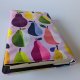 Etui na książkę - kolorowe gruszki