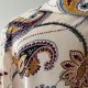 Boho koszula bluzka paisley orientalna vintage vibe kremowa S/M
