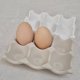 Dekoracyjna podstawka na jajka pisanki | nowoczesna tacka wielkanocna beżowa