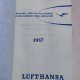 VINTAGE PLANNER LUFTHANSA 1957 KALENDARZYK NOTES