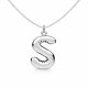 naszyjnik BALONOWA LITERKA A-Z  - srebro925