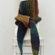 Ręcznie robiony duży ciepły miękki szalik komin Sophie vegan