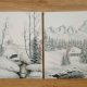 POSEZONOWA WYPRZEDAŻ ZESTAWU OBRAZÓW W STYLU SKANDYNAWSKIM - TRYPTYK "ZIMOWY SPOKÓJ" 3x 40x30cm