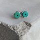 Kolczyki Z Zielonym Turkusem