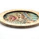 Niewielki retro obrazek klaun cyrk circus decoupage