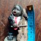 vintage figurka muzyka jazz blues kontrabasista