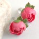 Kolczyki Piwonie — ręcznie robione z gliny polimerowej
